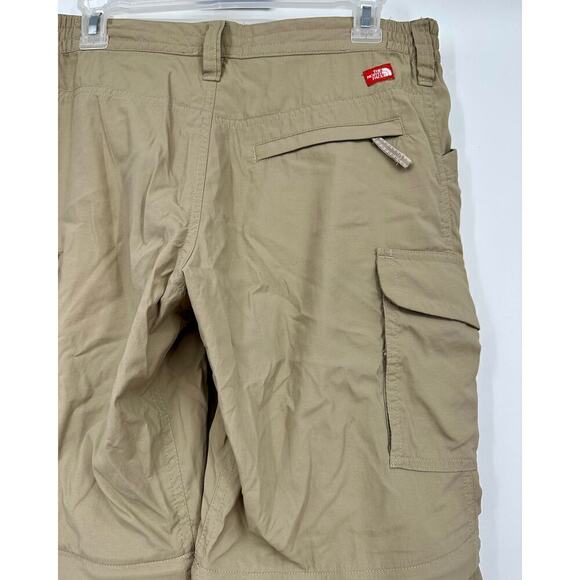 The North Face convertible cargo hiking pants Size 6 khaki - Picture 6 of 8